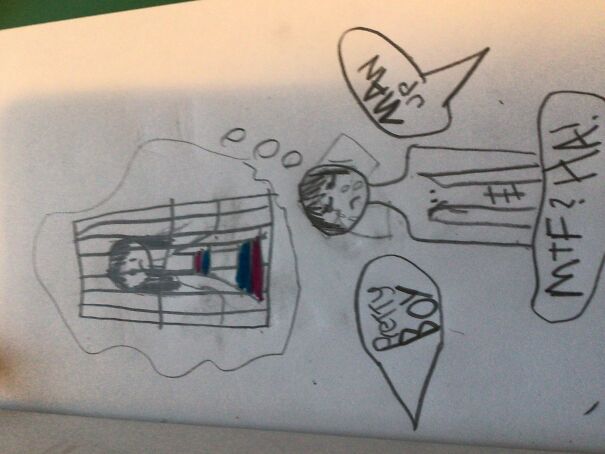 One Of My Random One Panel Comics. I Might Make A Post Of All Of Them Once I Get Enough.