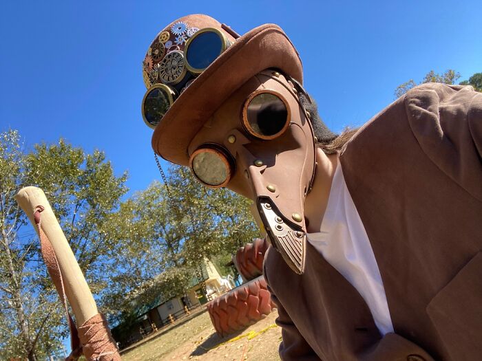 My Plague Doctor Fit. I Love How It Turned Out And Tbh, I Look Friggin Hot!