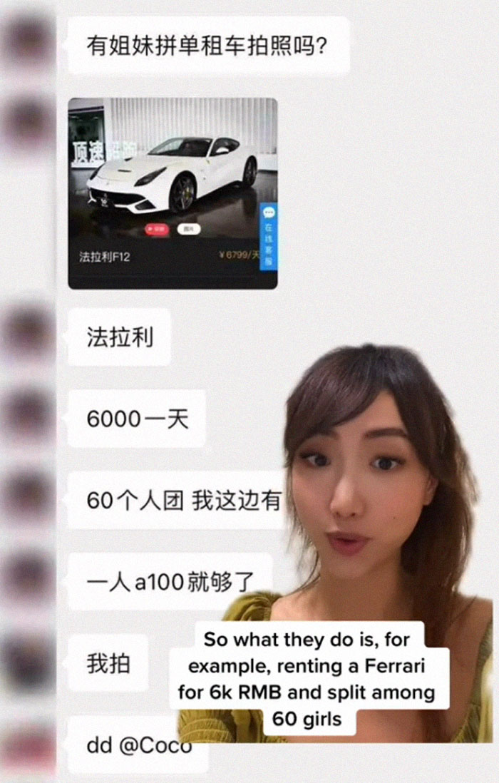 "That's Cheating": Woman Goes Viral For Exposing Chinese Influencers That Fake Being Rich So Well, You'd Never Realize It