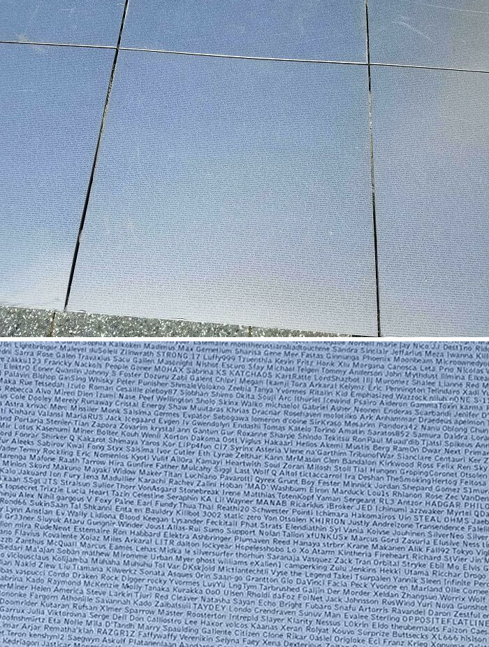 This Eve Online Monument In Iceland Contains All Usernames Up Until 2014