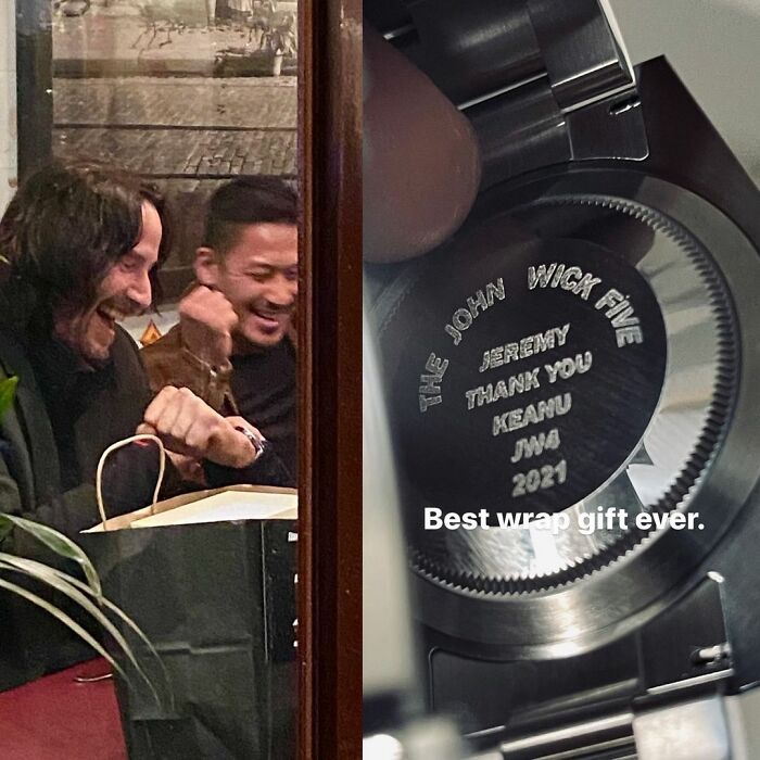 &ldquo;Best Wrap Gift Ever&rdquo;: Keanu Reeves Gifts His John Wick 4 Stuntmen A $10,000 Rolex Each As A Thank-You Gift