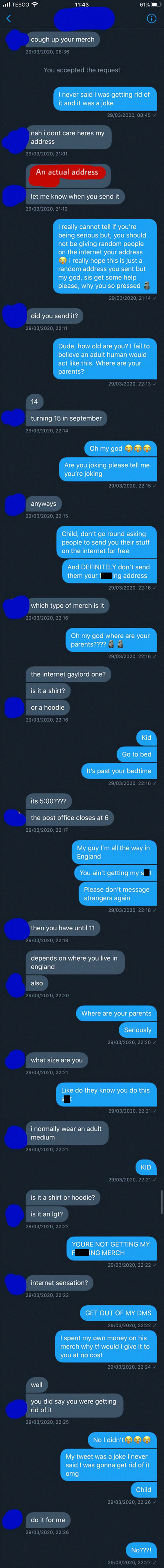 This Happened A While Ago, Still Not Really Sure If This Person Was Messing With Me Or Not