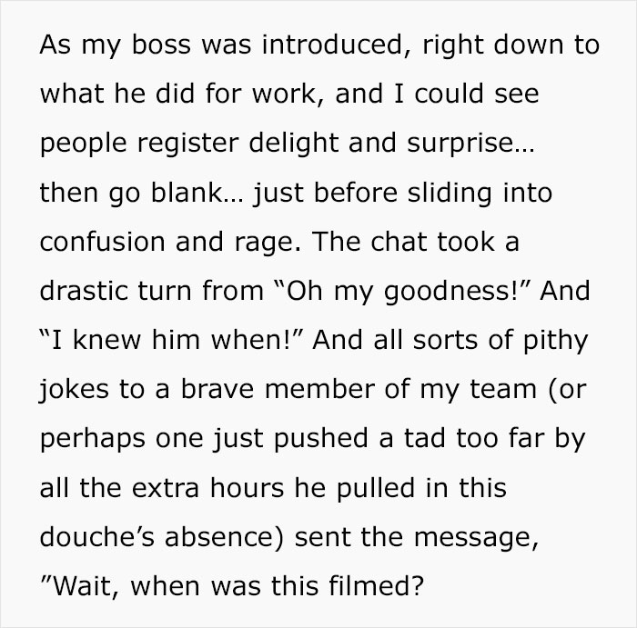 Boss Vanishes For 8 Weeks Saying He Has Covid, Employee Finds Out The Truth And Throws A Party To Reveal Where He Actually Was