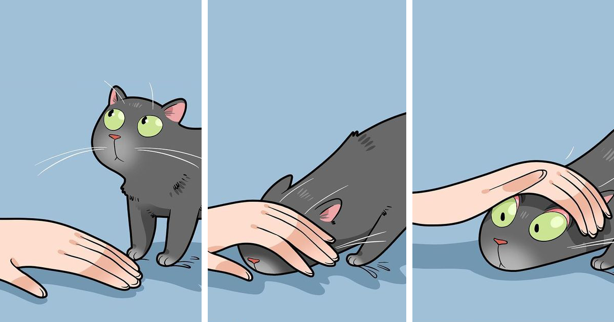 Esta artista ilustra cómo es vivir con un gato (25 nuevas imágenes)