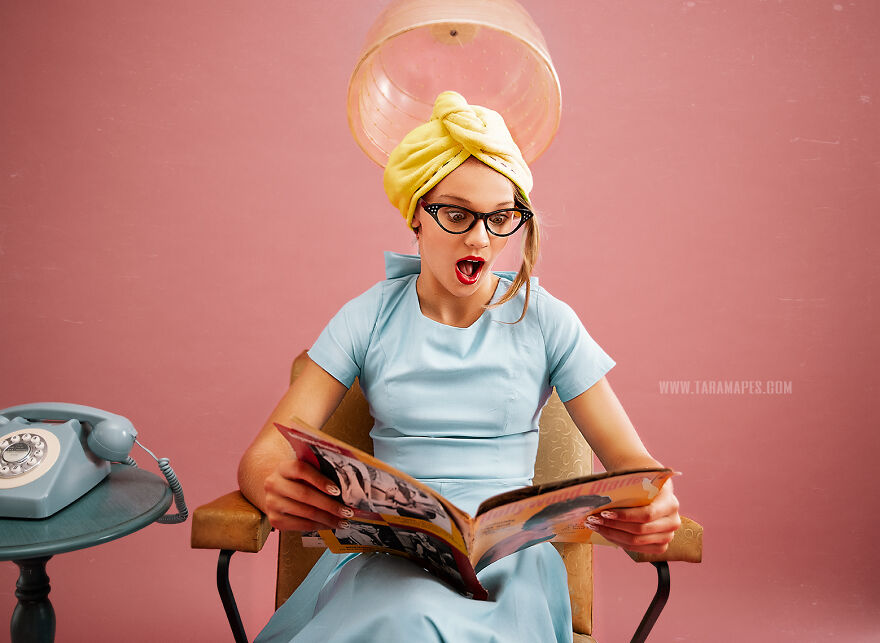 How My Adhd Helped Me Create This 50s Hair Salon Shoot (19 Pics)