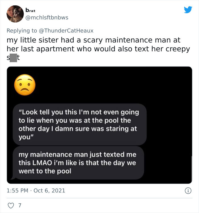 "I Miss You": Maintenance Man Tries To Break Into Woman's Apartment, And Their Text Exchange Is Truly Terrifying "I Miss You": Maintenance Man Tries To Break Into Woman's Apartment, And Their Text Exchange Is Truly Terrifying