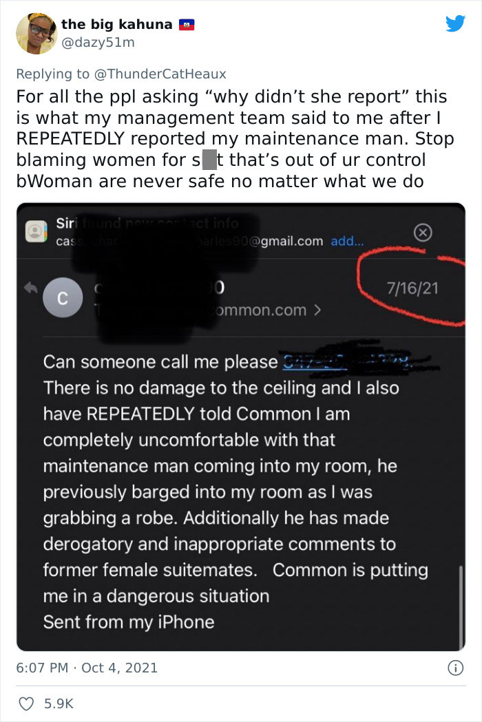 "I Miss You": Maintenance Man Tries To Break Into Woman's Apartment, And Their Text Exchange Is Truly Terrifying "I Miss You": Maintenance Man Tries To Break Into Woman's Apartment, And Their Text Exchange Is Truly Terrifying