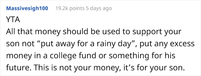 Dad Is Livid After Realizing His Ex Only Spends A Fraction Of His Child Support Money On Their Son, She Turns To The Internet For Support Dad Is Livid After Realizing His Ex Only Spends A Fraction Of His Child Support Money On Their Son, She Turns To The Internet For Support