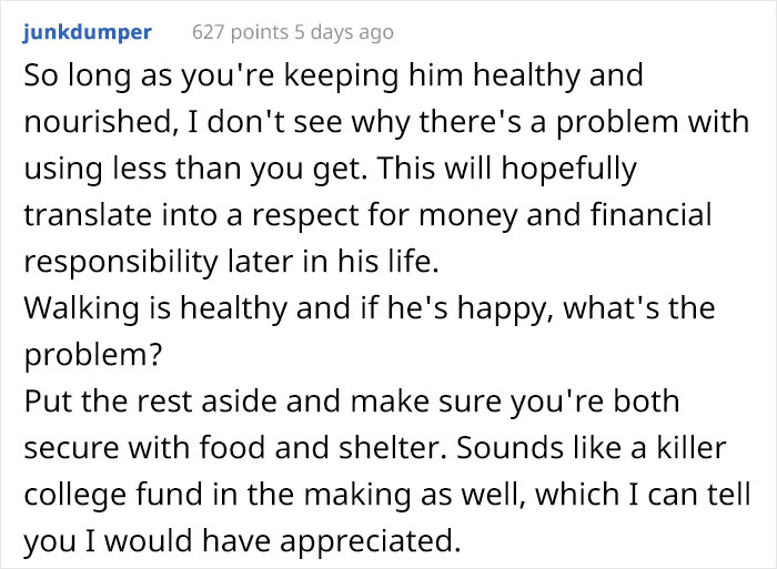 Dad Is Livid After Realizing His Ex Only Spends A Fraction Of His Child Support Money On Their Son, She Turns To The Internet For Support Dad Is Livid After Realizing His Ex Only Spends A Fraction Of His Child Support Money On Their Son, She Turns To The Internet For Support