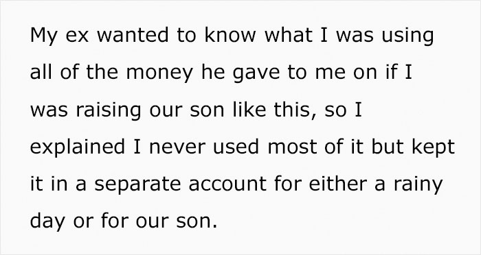 Dad Is Livid After Realizing His Ex Only Spends A Fraction Of His Child Support Money On Their Son, She Turns To The Internet For Support Dad Is Livid After Realizing His Ex Only Spends A Fraction Of His Child Support Money On Their Son, She Turns To The Internet For Support