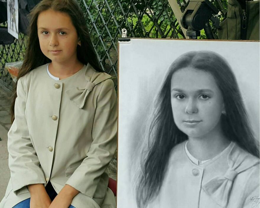 Russian Street Artist Draws Amazing Lifelike Portraits In Less Than An Hour(112 New Pics)