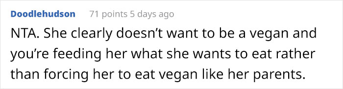Dad Gives Meat And Dairy To His Daughter's Friend Despite Her Family Being Vegan, Wonders If His Actions Are Justified