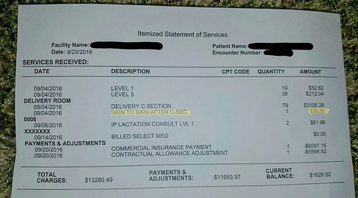 I Had To Pay $39.35 To Hold My Baby After He Was Born