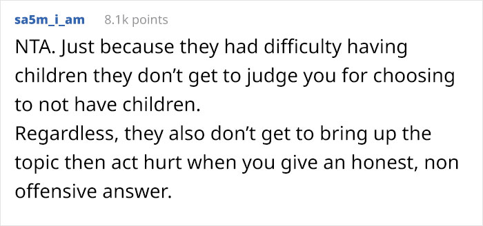 Woman Is Asked When She’s Having Kids, Replies With A Playful Joke, Gets Banned From Family Halloween Party Woman Is Asked When She’s Having Kids, Replies With A Playful Joke, Gets Banned From Family Halloween Party