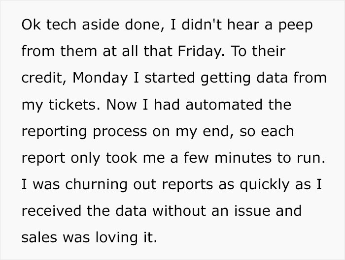 Data Analyst Maliciously Complies After Not Getting Direct Access To The Database They Need For Their Job