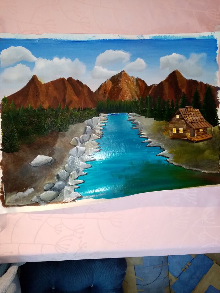 Solitude By The River ( River Is Kinda Unfinished But Neither Is This Year Hehe )