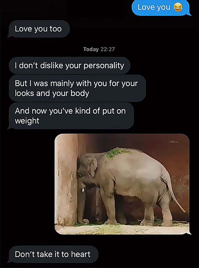 After A Phone Conversation/ Argument. I Wish I Was Joking