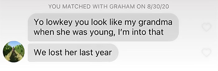 I Just Found This At The Bottom Of My Tinder Messages Im Going To Peeeeeeee