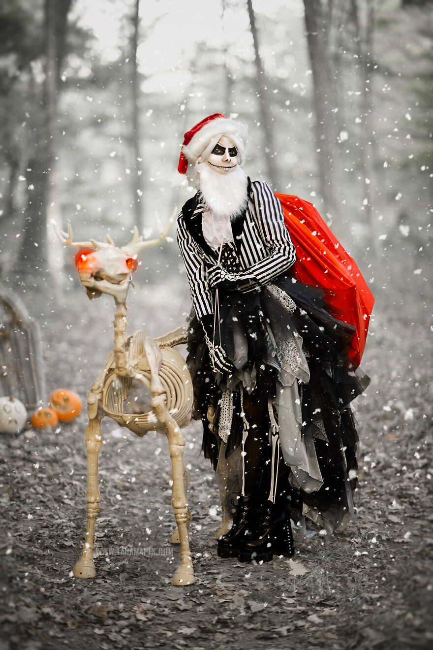 I Created A Halloween Town And Props To Shoot This Nightmare Before Christmas Set