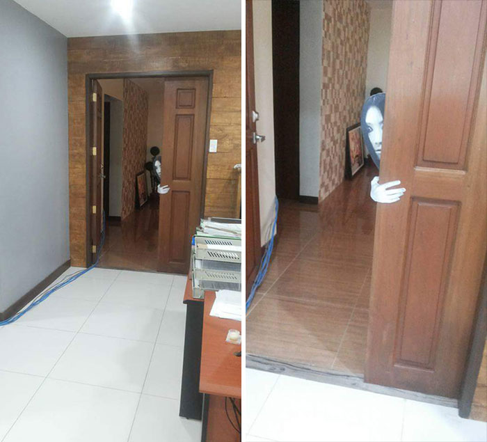 Halloween Door Decoration. Just Print This On A4 Paper And It's Good To Go