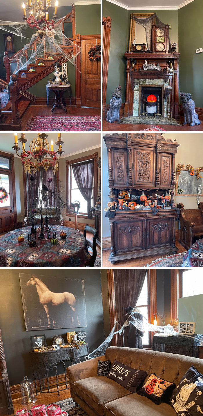 Inside Pictures Of Halloween Decorating