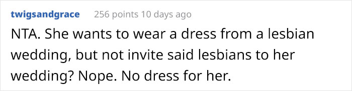 Woman Gets Disinvited From A Wedding So She Takes Back Her Wedding Dress That She Promised To Lend To The Bride, The Bride Makes A Scene Woman Gets Disinvited From A Wedding So She Takes Back Her Wedding Dress That She Promised To Lend To The Bride, The Bride Makes A Scene