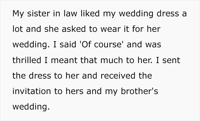 Woman Gets Disinvited From A Wedding So She Takes Back Her Wedding Dress That She Promised To Lend To The Bride, The Bride Makes A Scene Woman Gets Disinvited From A Wedding So She Takes Back Her Wedding Dress That She Promised To Lend To The Bride, The Bride Makes A Scene