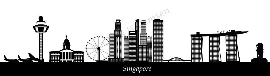 Singapore City Skyline