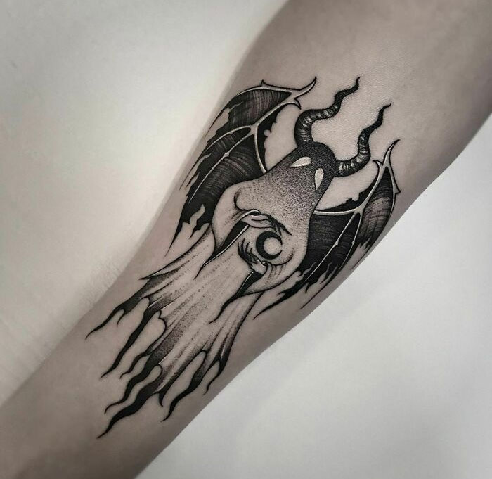 Spooky Halloween Tattoo