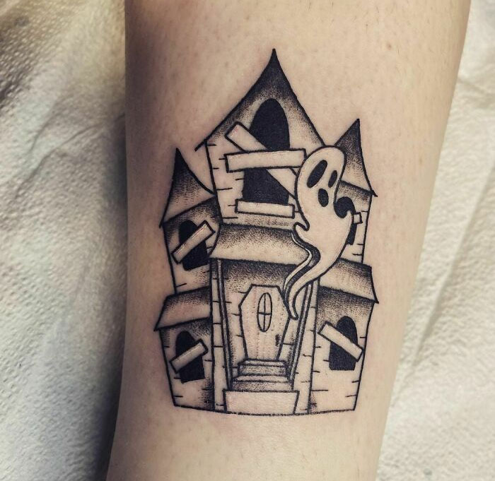 Spooky Halloween Tattoo