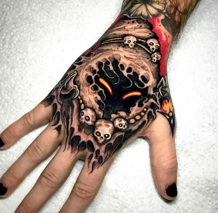 Spooky Halloween Tattoo