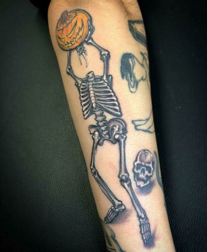 Spooky Halloween Tattoo