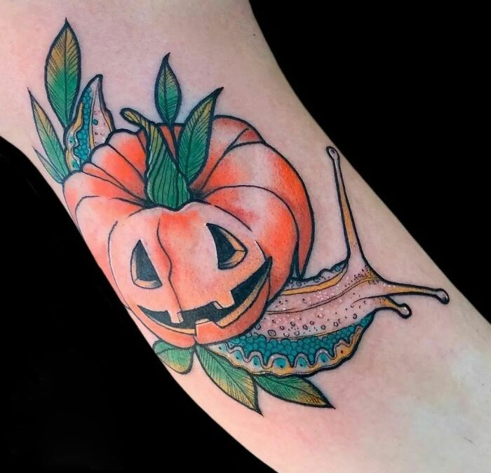 Spooky Halloween Tattoo
