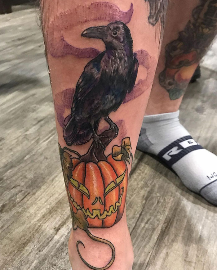 Spooky Halloween Tattoo