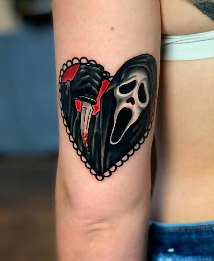Spooky Halloween Tattoo