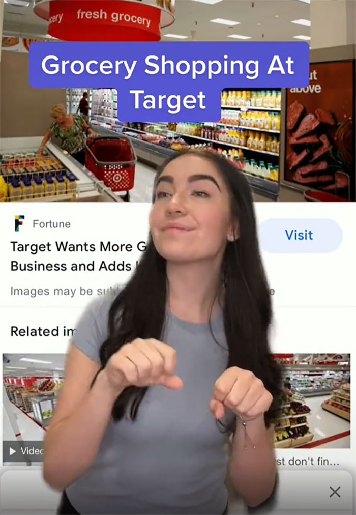 Grocery Shopping At Target