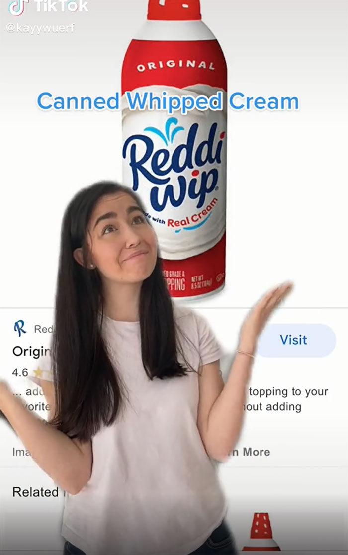 Canned Whipped Cream