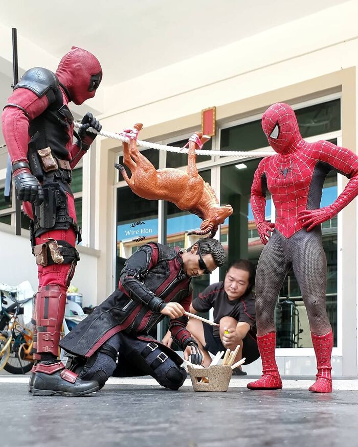 Superheroes-Photograph-Funny-Instagram