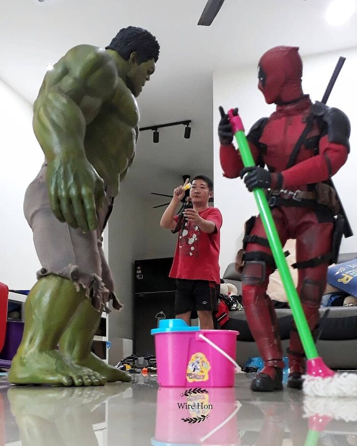 Superheroes-Photograph-Funny-Instagram