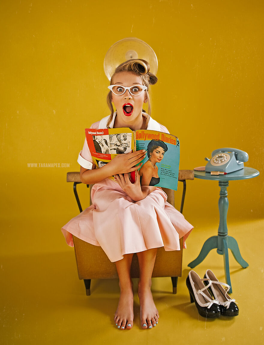 How My Adhd Helped Me Create This 50s Hair Salon Shoot (19 Pics)