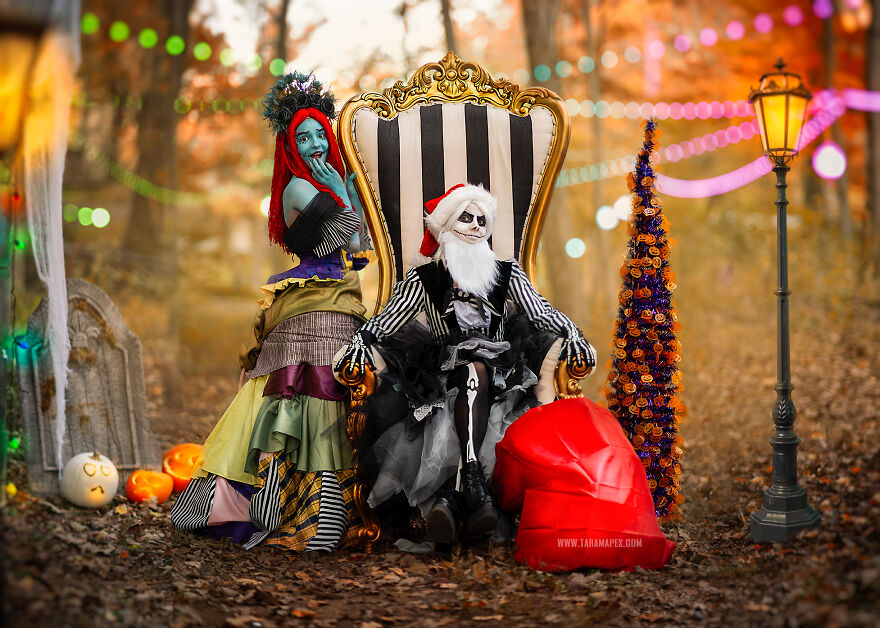 I Created A Halloween Town And Props To Shoot This Nightmare Before Christmas Set