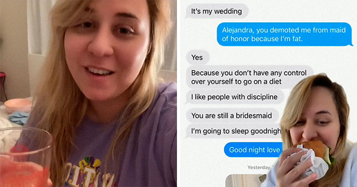 Maid Of Honor Gets Demoted To A Bridesmaid Because She Won’t Go On A Diet, Decides To Take Revenge By Publicly Exposing The Horrible Bride
