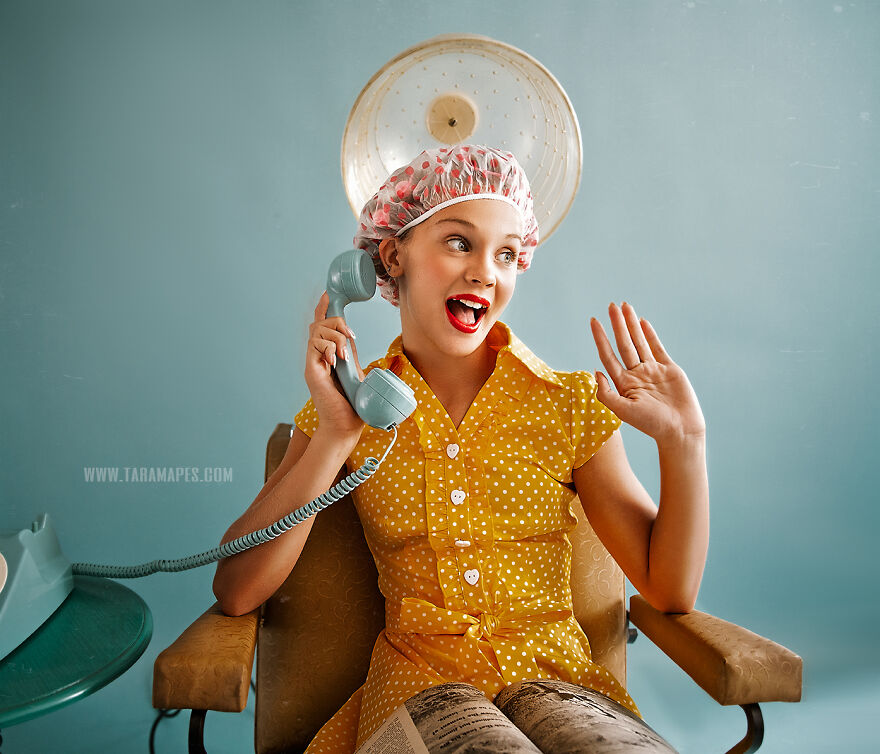 How My Adhd Helped Me Create This 50s Hair Salon Shoot (19 Pics)