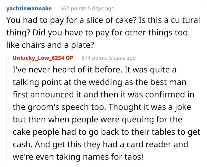 Guest Shocked To Receive Charge For Additional Slice Of Wedding Cake The Newlyweds Saw Them Take Via CCTV Guest Shocked To Receive Charge For Additional Slice Of Wedding Cake The Newlyweds Saw Them Take Via CCTV