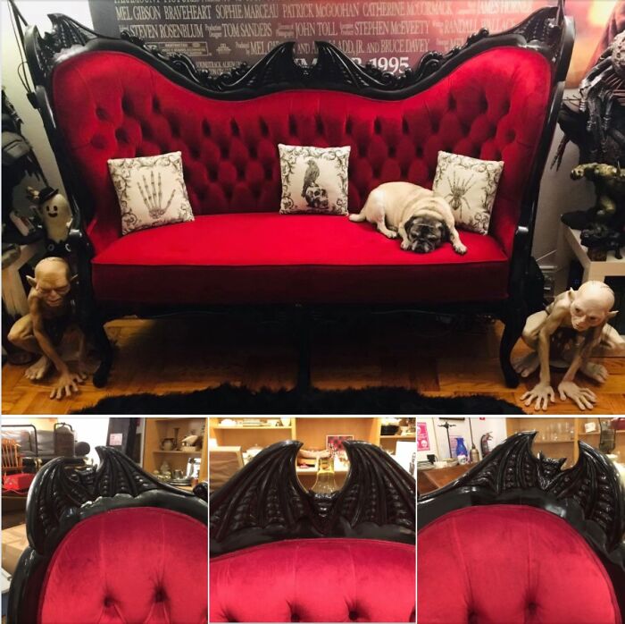 I Found This Horror / Gothic Couch In A Thrift Store In NYC And Had To Have It!