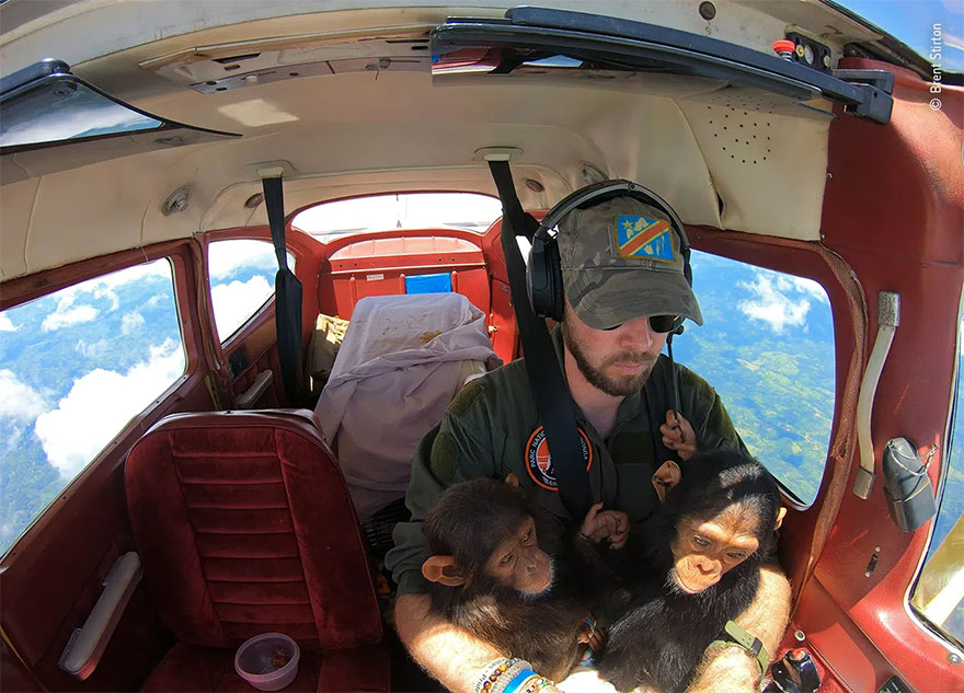 Category Winner. Photojournalist Story Award: 'Flying Rescue' By Brent Stirton