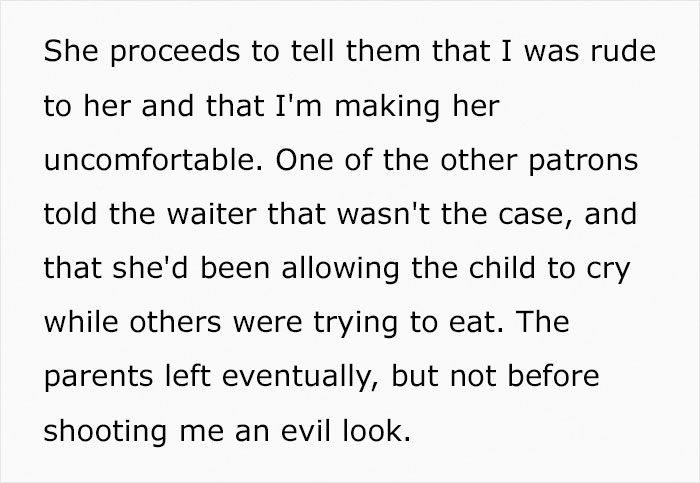 Woman Asks Mom To Take Her Shrieking Toddler Outside So Everyone Can Enjoy Their Food At A Restaurant, Drama Ensues