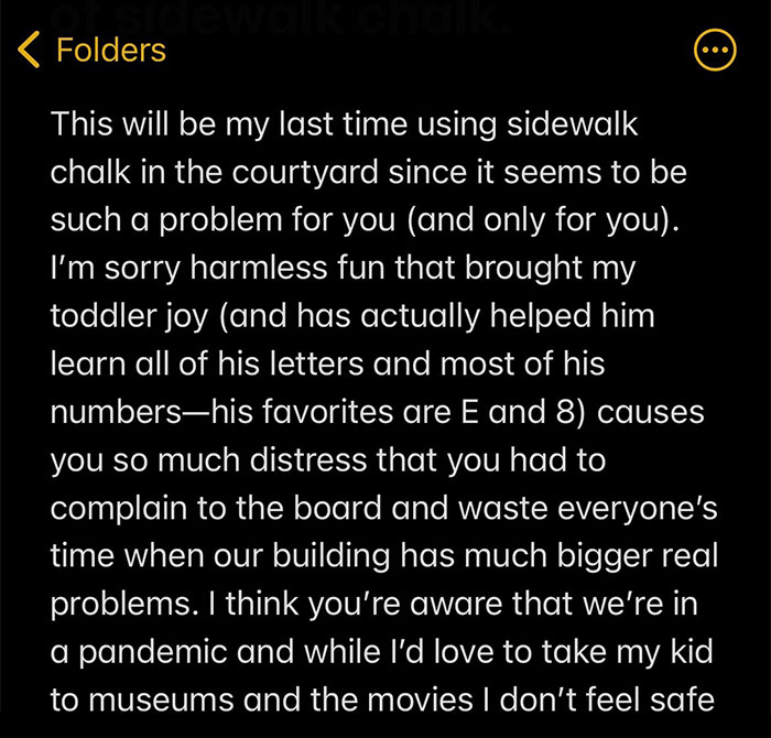 Mom Writes A Letter In Sidewalk Chalk To &lsquo;Karen Neighbor&rsquo; Who Complained About Her Toddler&rsquo;s Drawings And It&rsquo;s Going Viral