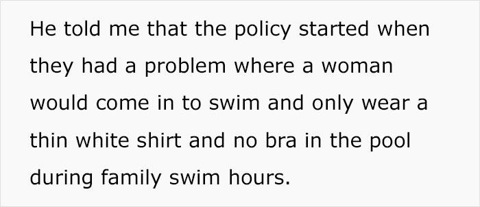 Woman With Double Mastectomy Is Told To Wear A Bra In The Pool, She Follows The Rule To The Letter In Her Malicious Compliance