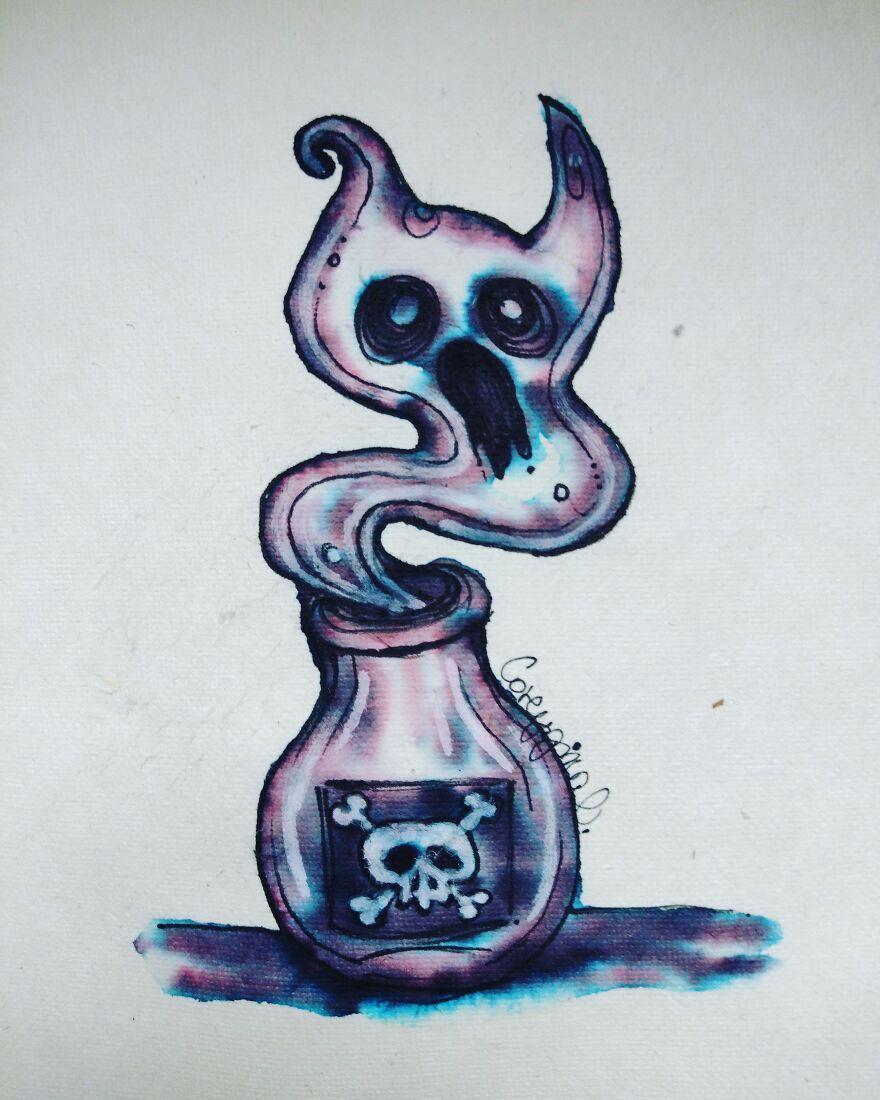 I Gave Myself An Extra Challenge For This Year's Inktober... I Gave Myself An Extra Challenge For This Year's Inktober...